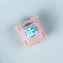 Outemu Kitty Silent Switch 5Pin Tactile 52gf Mechanical Keyboard Mute Switch Pink Milk Shell Factory Lubed Superb Feel Custom 10 PCS