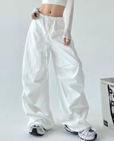 Vintage Baggy Cargo Pants Y2k 2000s Woman Oversized Harajuku Streetwear Korean Fashion Hip Hop Pleated Trousers Autumn S balta