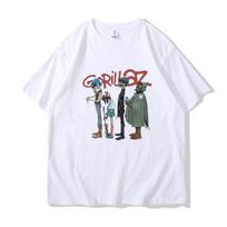 Muzikos grupė Gorillaz PUNK ROCK marškinėliai Vyrai, Moterys, 90-ųjų vasara S