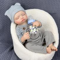 50cm New Simulated Baby Doll Soft Rubber Rebirth Doll Children's Birthday Gift Doll