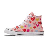 Converse Chuck Taylor All Star Canvas Durable High Top Kids Sneakers Kids Sneakers Pink Orange Multicolor 671608C 37.5