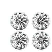 4pcs Hub Caps 20  Tesla Model Y Juniper 2025 Replacement Wheel Cover Auto Hub Caps Full Rim Accessories (Sliver) One size