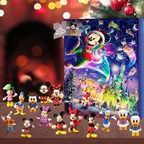 Mickey Mouse Minnie Christmas Advent Calendar Toy Juguetes Stitch Advent Figure Toy For Children Navidad Surprise Christmas Gift