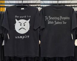 Smashing Pumpkin marškinėliai The World Is A Vampire 1996 m. turas Dydis S-5XL Pakartotinis spausdinimas Unisex marškinėliai XXL