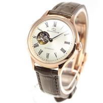Orient Star Automatinis Klasikinis Pagamintas su Atviru Sidabriniu RK-ND0003S Moteriškas Laikrodis, Pusiau Atviras Ciferblatas, Mechaninis, Japonija, 2 Metų Gamintojo Garantija,