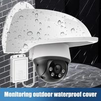 Universal Sun Rain Shade Camera Cover Shield Waterproof Cover Shield For Nest Ring Arlo Dome Bullet Outdoor Camera Accessories white