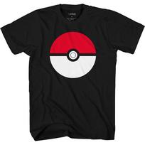 Oficialus Pokemon Pokeball Suaugusiųjų Juodas 100% Medvilnės Marškinėliai Vyriški Marškinėliai Viršus XL