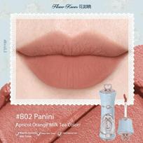 Flowerknows Garden Makeup Lip Tint, Long Lasting Matte Lipstick for Up To 12HR Wear Velvte Liquid Lip Stick Lipgloss Moisturizer prancūziškos smėlio spalvos