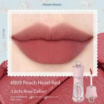 Flowerknows Garden Makeup Lip Tint, Long Lasting Matte Lipstick for Up To 12HR Wear Velvte Liquid Lip Stick Lipgloss Moisturizer margi raudona 19 spalva