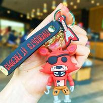 Cartoon Activity Action Figure FNAF Freddy's Fazbear Bear Doll Model Toy Five Nights Freddy Keychain Designed For Present red