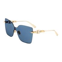 Dior Logo Irregular Frame Sunglasses Women sunglasses Gold CDCHM1UXRB0B0 Basic Packaging-Eyeglass Case+Box,F,Gold