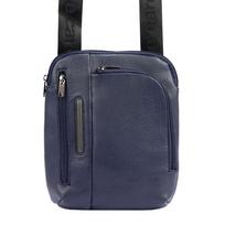 Vyriška mėlyna crossbody rankinė Pierre Cardin, ekologiška oda