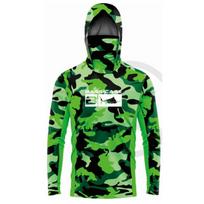 BAGGICASE Žvejybos drabužiai Lauko sportinė apranga Su gobtuvu Kaukė Apsauga nuo saulės Greitai džiūstanti Kvėpuojanti 6XL