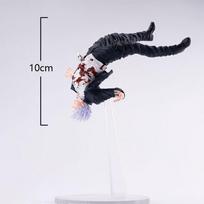 JJK Anime figūrėlė Gojo Satoru figūrėlė apversta kovos poza Veiksmo figūrėlė Gojo lėlė Modelis Kolekcionuojamas žaislas Dekoracijos dovanos 10CM gray
