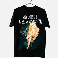 Avril Lavigne Marškinėliai Hip Hop Vyriški S2345XL Marškinėliai Juodi Medvilniniai Unisex Marškinėliai S
