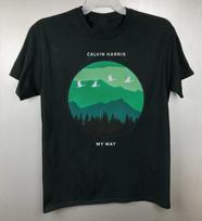 Calvin Harris Mano būdas Juodi medvilniniai marškinėliai Dovana gerbėjui FN1381 Unisex marškinėliai XXXXL