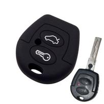 For VW POLO Bora Beetle Tiguan Passat CC Golf For Seat Leon Altea Ibiza For SKODA Fabia Octavia  Silicone Car Key Case Cover