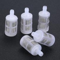 5 vnt. nerūdijančio plieno vandens siurblio mini filtras 8mm 12mm vandens valymo tinklelio filtras sodo mikro drėkinimo žarnos apsaugos tinklinis filtras