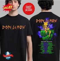 Dope Lemon Golden Wolf World Tour 2025 North America And Canada T-Shirt Unisex T-Shirt XXL