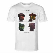 Gorillaz Marškinėliai Demon Days Rock Oficialūs Nauji Balti Unisex Marškinėliai XXL