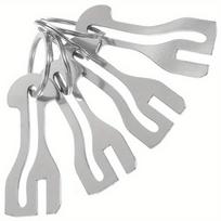 4Pcs Trolley Tokens Keychains Shopping Cart Trolley Tokens Key Rings Buckles Trolley Tokens Keyrings Hanging Pendant
