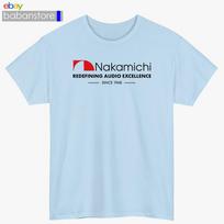 Nakamichi Audio Logo Black/White/Gr<wbr/>ey/Navy/Red/Li<wbr/>ght Blue TShirt Size S5XL Unisex T-Shirt M