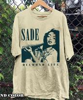 Sade Diamond Life Sand Graphic Short Sleeve T shirt Reprint S5XL Men Women Unisex T-Shirt XXXXL