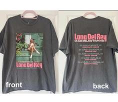SALE 2025 Lana Del Rey UK Tour London Show T Shirt Unisex T-Shirt XL