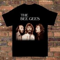 Bee Gees Medvilniniai Juodi Unisex Marškinėliai Trumpomis Rankovėmis S5XL Unisex Marškinėliai M brown
