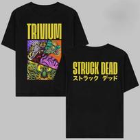 Trivium Struck Dead Viršelis Albumas Prekės Juodi Marškinėliai NAUJI Unisex Marškinėliai L