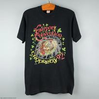 vintage 1992 m. Fairport Convention koncertinis marškinėlis Medvilninis Unisex NZ013 Unisex Marškinėlis S