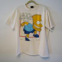 Vintažiniai Bart Simpson marškinėliai Single Stitched Changes žyma XL Retas Mega spaudinys 1990 m. Unisex marškinėliai XXXXL