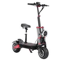 Boyuda S5 elektrinis paspirtukas 6000W variklis 60V38AH baterija 120KM nuotolis 85KM/H greitis NFC išmanioji programėlė RGB apšvietimas visureiginis elektrinis paspirtukas 6000W 60V 38AH juoda