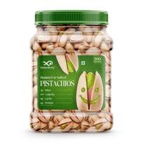 GreenFinity Švieži Sūdyti Visas Skrudintas Pistacijas | Sūdytos Pistacijos Su Lukštais - Stiklainio Pakuotė - 500 Gramų beige