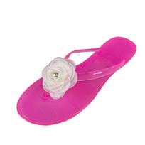 Y2 Casual Sandals Transparent Herringbone Women Cool Slippers Pvc Jelly Shoes Flats 36