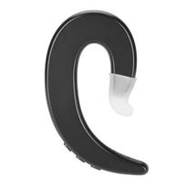 Laisvų rankų į ausį uždedamas Bluetooth ausinės Belaidės neskausmingos kaulinio laidumo ausinės Galvutės(Juoda) juoda