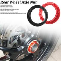 For Ducati V4 1098 1198 1199 1299 Panigale Multistrada 1200 Diavel Streetfighter/S Aluminum Motorcycle Rear Wheel Axle Nut 1 piece-Black gray