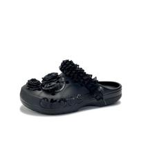 Crocs Baya Classic clog EVA Dark Night Rose Beya Beach Hole Shoes Women's Black 36-37 juoda