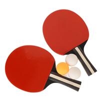 REGAIL Ping Pong Paddle Set Portable Table Tennis Set With Carry Bag 2 Rackets 3 Balls balta