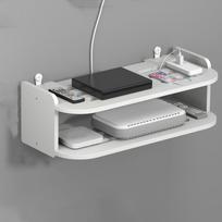 Plastic Wall Mounted Router Shelf Strong Load-Bearing 2/3 Layers WiFi Router Storage Holder Space Saving Router Placement Rack