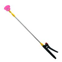 Įtraukiama purkštuvo lazdelė 46,5 cm–83 cm Pakeitimas Ergonomiška Reguliuojama Universali Purkštuvo Lazdelė Prailginimo Lazdelė Sodo Augalams Medžiui gray