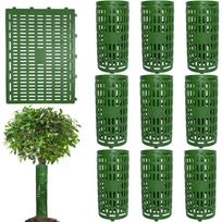 10 vnt. Augalų kamieno apsaugos Reguliuojamos medžių apvyniojimo tinklinės medžių kamieno dangos sodinukams green#1