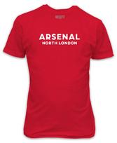 Arsenal Šiaurės Londonas Raudoni marškinėliai Gunner's gerbėjo viršus XXL