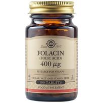 SOLGAR Folacin (folio rūgštis) - folio rūgštis 400 mcg (100 tablečių).