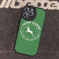 Žalias J-John Sunkvežimis D-Deeres Telefono dėklas IPhone 11 12 13 14 15 16 Pro Max Plus Odinis dangtelis iPhone 15 plus