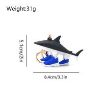 Tralalero Tralalas Shark Keychain Brainrot Tungtung Sahur Car Key Ring Figures Toy Keychains Bag Pendant Decor Gift