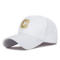 Customize Cotton Fashion Baseball Cap Adjustable Trucker Hat for Women Men Korean Style Letter C Embroidery Cap Streetwear Gift balta