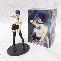 19CM Grandininio pjūklo žmogus Anime figūrėlė Grandininio pjūklo žmogus Reze figūrėlė Stovintis Anime modelis Žaislas Dovana Kolekcija Veiksmo figūrėlė PVC No box