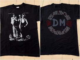 Depeche Mode T-Shirt Depeche Mode World Violation 1990 Tour Concert T-Shirt 90 Unisex T-Shirt S