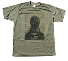 Godzilla Mugshot Retro Vintage TShirt  Soft Style Gift  Idea Graphic Design Unisex T-Shirt XXXL